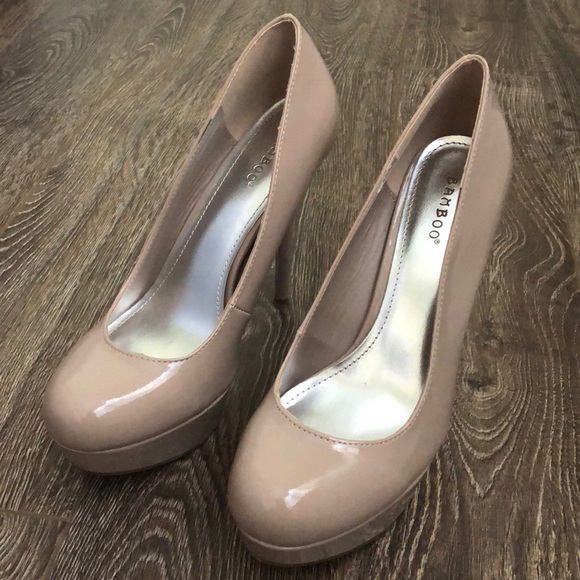 BAMBOO Shoes - Nude Pumps